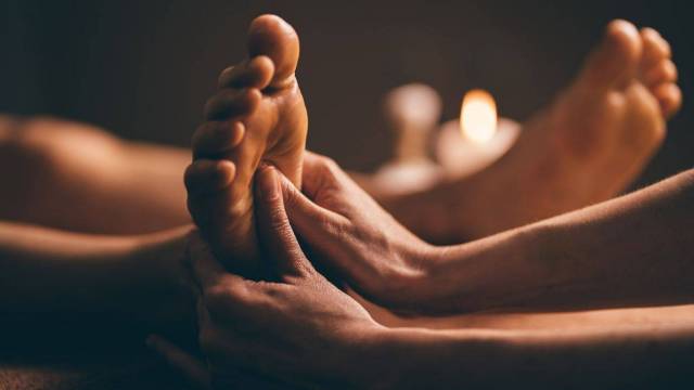 Massage des Pieds